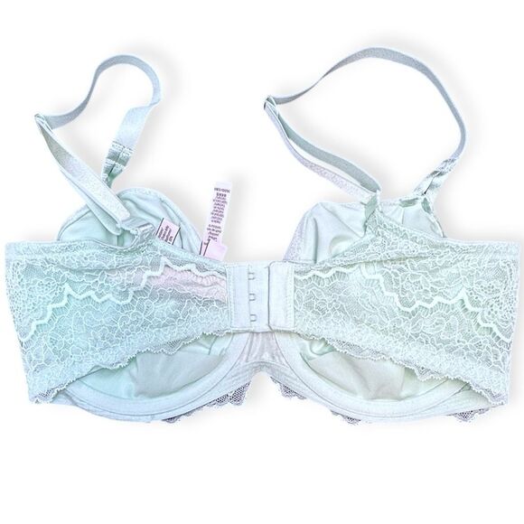 VICTORIA’S SECRET Women’s Pastel Teal Dream Angels Push-Up Bra Without Padding S - Picture 2 of 6